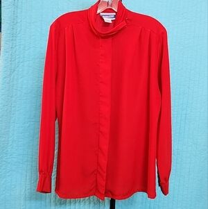 PENDLETON RED BLOUSE